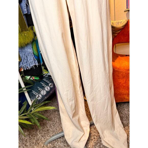 Retro 1970s Orange and Cream Jumpsuit - Picture 8 of 11